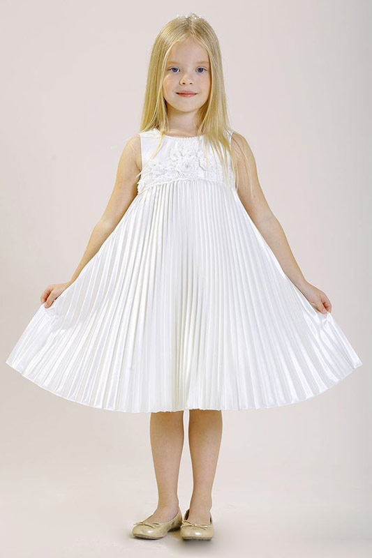 Платье ампир для малышей. Белое